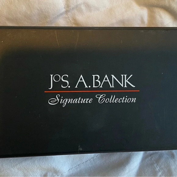 NWT JoS. A. Bank Cummerbund Signature Collection Light Grey With Black Dots - Picture 6 of 6